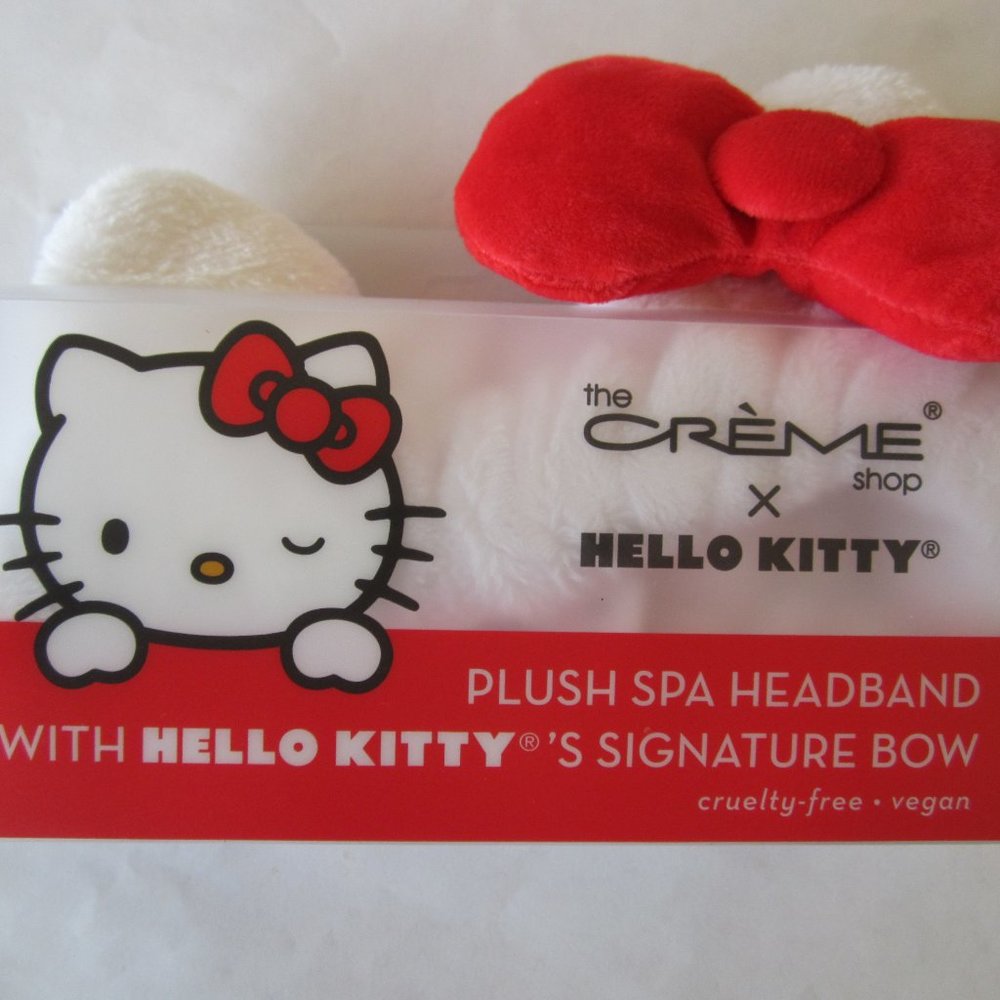 The Creme Shop X Hello Kitty Sanrio Plush Spa Signature Bow Headband